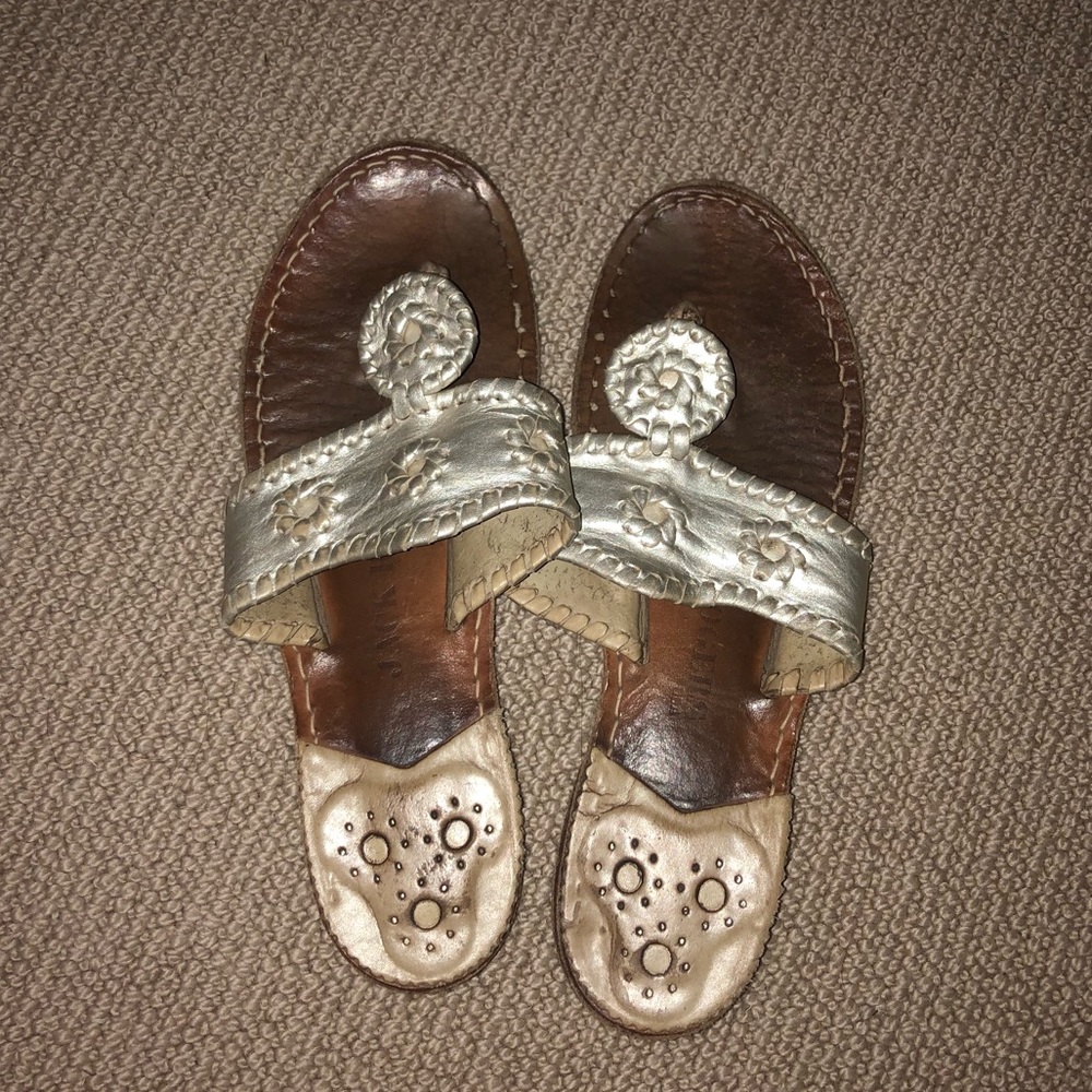 Well Loved Platinum Jack Rogers